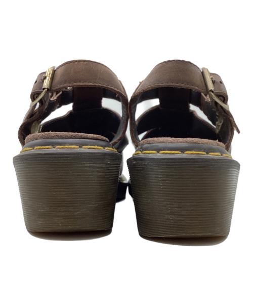 Dr.Martens（ドクターマーチン）Dr.Martens (ドクターマーチン) ヒールグルカサンダル / CONNIE ブラウン サイズ:25cmの古着・服飾アイテム