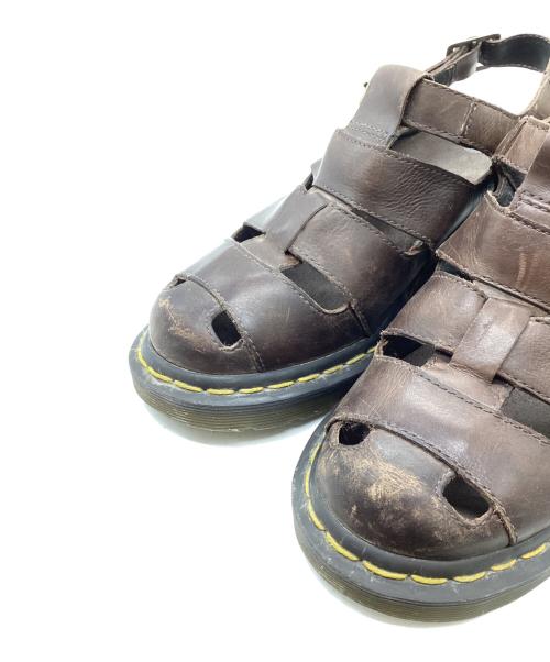 Dr.Martens（ドクターマーチン）Dr.Martens (ドクターマーチン) ヒールグルカサンダル / CONNIE ブラウン サイズ:25cmの古着・服飾アイテム