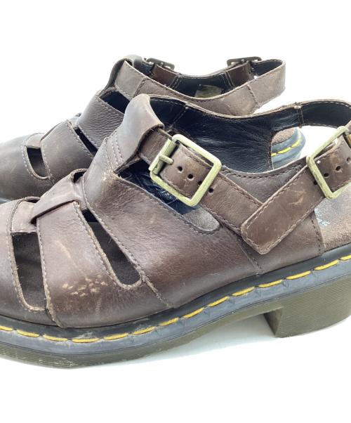 Dr.Martens（ドクターマーチン）Dr.Martens (ドクターマーチン) ヒールグルカサンダル / CONNIE ブラウン サイズ:25cmの古着・服飾アイテム