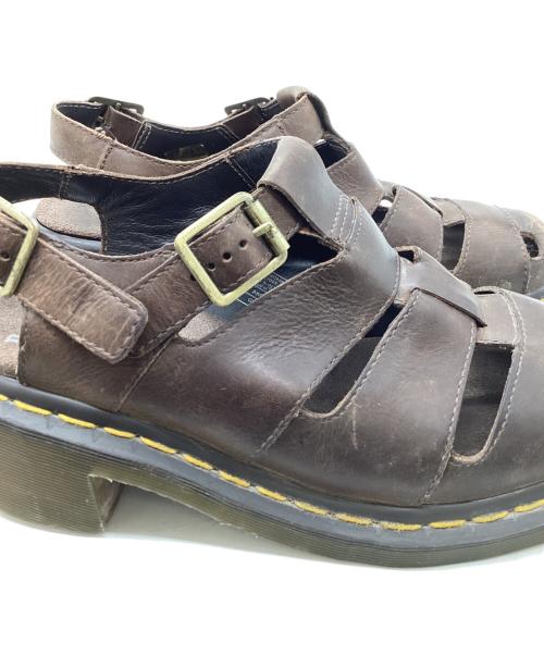 Dr.Martens（ドクターマーチン）Dr.Martens (ドクターマーチン) ヒールグルカサンダル / CONNIE ブラウン サイズ:25cmの古着・服飾アイテム