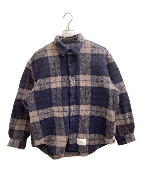 WTAPS（ダブルタップス）WTAPS (ダブルタップス) TXT 02 / LS / WONY. Tweed. Textile. ネイビー サイズ:02の古着・服飾アイテム