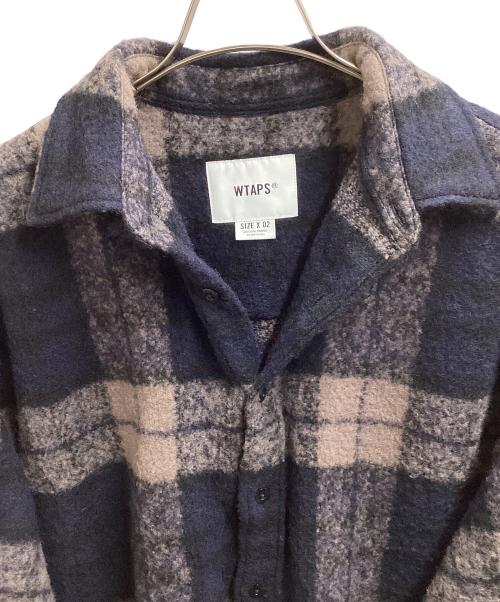 WTAPS（ダブルタップス）WTAPS (ダブルタップス) TXT 02 / LS / WONY. Tweed. Textile. ネイビー サイズ:02の古着・服飾アイテム