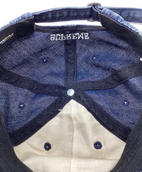 SUPREME（シュプリーム）Supreme (シュプリーム) Codura Denim S Logo 6-Panel インディゴの古着・服飾アイテム