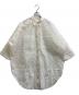 uttrykk　（ユートリーク）の古着「Sheer Jacquard Over Shirt / オーバーサイズシャツ」｜ホワイト