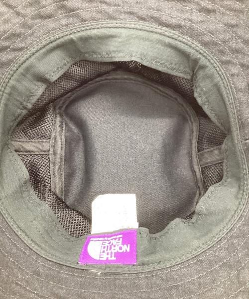 THE NORTHFACE PURPLELABEL（ザ・ノースフェイス パープルレーベル）THE NORTHFACE PURPLELABEL (ザ・ノースフェイス パープルレーベル) デニムフィールドハット　/　NN8009N ブラックの古着・服飾アイテム