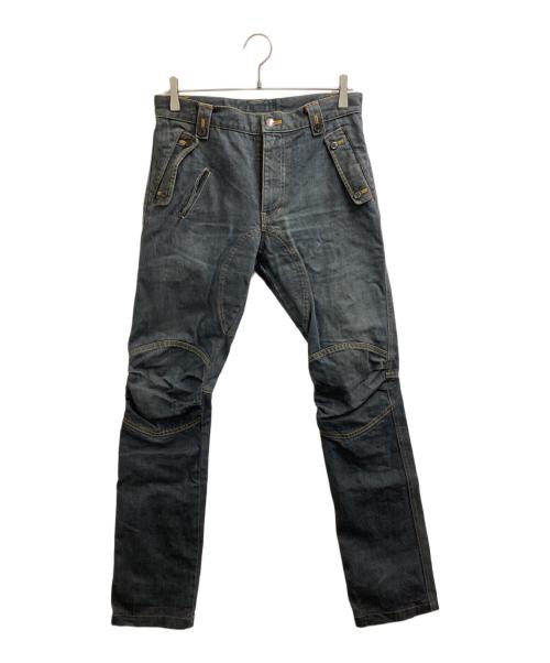 KATHARINE HAMNETT（キャサリンハムネット）KATHARINE HAMNETT (キャサリンハムネット) バイカーデニム インディゴ サイズ:Lの古着・服飾アイテム