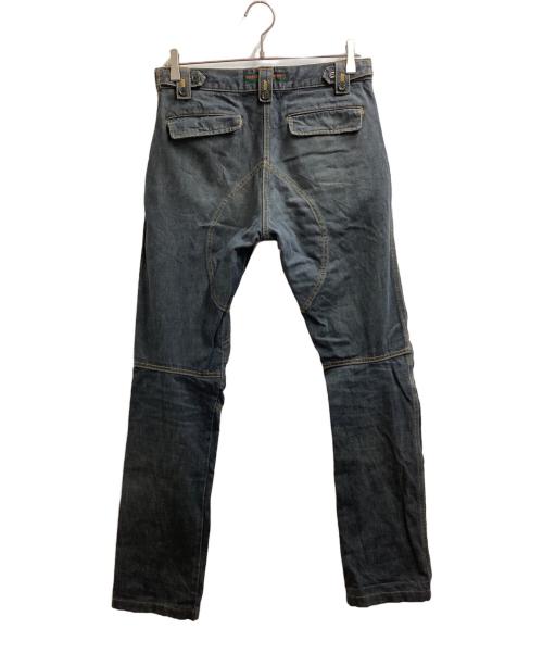 KATHARINE HAMNETT（キャサリンハムネット）KATHARINE HAMNETT (キャサリンハムネット) バイカーデニム インディゴ サイズ:Lの古着・服飾アイテム