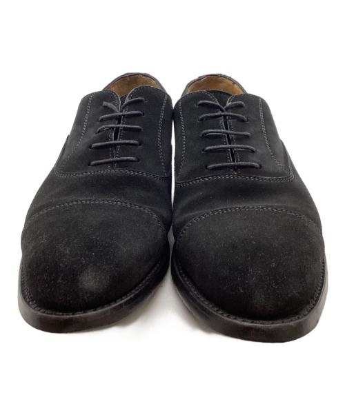 berwick（バーウィック）berwick (バーウィック) スエードストレートチップシューズ / 5382 ブラック サイズ:7の古着・服飾アイテム