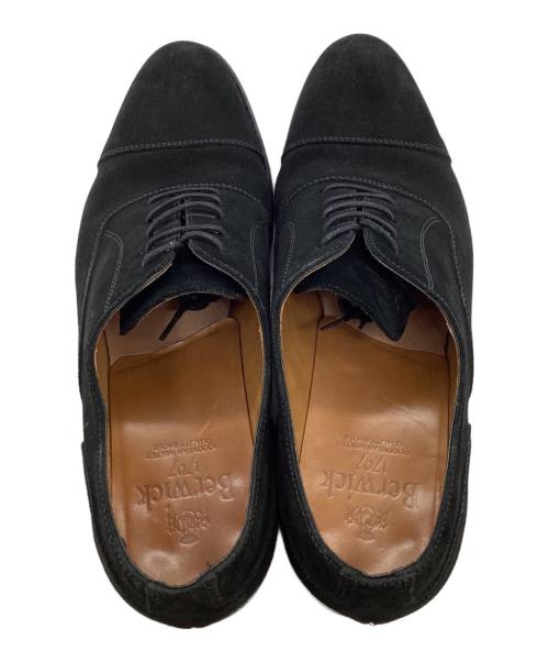 berwick（バーウィック）berwick (バーウィック) スエードストレートチップシューズ / 5382 ブラック サイズ:7の古着・服飾アイテム