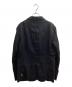 ARMANI JEANS (アルマーニジーンズ) リネンテーラードジャケット ブラック サイズ:S：7000円