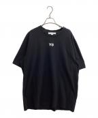 Y-3ワイスリー）の古着「20th anniversary センターロゴTシャツ / HG6091」｜ブラック