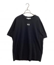 Y-3（ワイスリー）の古着「20th anniversary センターロゴTシャツ / HG6091」｜ブラック