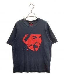 Y-3（ワイスリー）の古着「ヒッチコック「鳥」コラボ S/P Tシャツ」｜ブラック