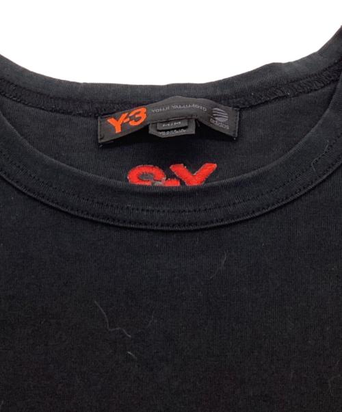 Y-3（ワイスリー）Y-3 (ワイスリー) ヒッチコック「鳥」コラボ S/P Tシャツ ブラック サイズ:Mの古着・服飾アイテム