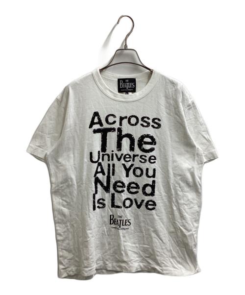 COMME des GARCONS（コムデギャルソン）COMME des GARCONS (コムデギャルソン) THE BEATLES (ビートルズ) コラボTシャツ / VR-T002 / AD2016 ホワイト サイズ:XLの古着・服飾アイテム