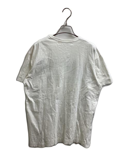PLAY COMME des GARCONS（プレイコムデギャルソン）PLAY COMME des GARCONS (プレイコムデギャルソン) Printed Logo Play T-Shirt / ハートＴシャツ / AZ-T068 / AD2007 ホワイト サイズ:Lの古着・服飾アイテム