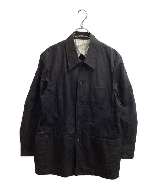 KARL HELMUT（カールヘルム）Karl Helmut (カールヘルム) コットンリネンカバーオール ブラック サイズ:LLの古着・服飾アイテム