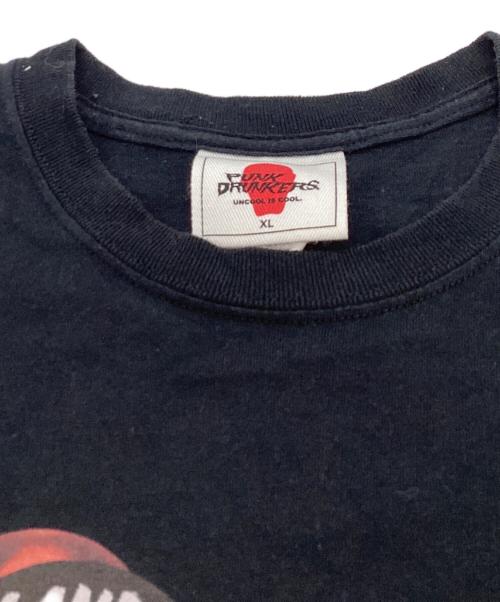 PUNK DRUNKERS（パンクドランカーズ）PUNK DRUNKERS (パンクドランカーズ) LAND by MILKBOY (ランドバイミルクボーイ) ブラザーズTEE ブラック サイズ:XLの古着・服飾アイテム
