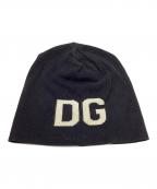 DOLCE & GABBANAドルチェ＆ガッバーナ）の古着「DGロゴ ビーニー」｜ブラック