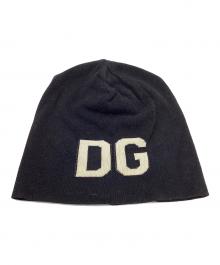 DOLCE & GABBANA（ドルチェ＆ガッバーナ）の古着「DGロゴ ビーニー」｜ブラック