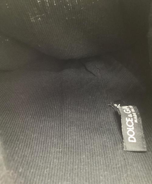 DOLCE & GABBANA（ドルチェ＆ガッバーナ）DOLCE & GABBANA (ドルチェ＆ガッバーナ) DGロゴ ビーニー ブラックの古着・服飾アイテム