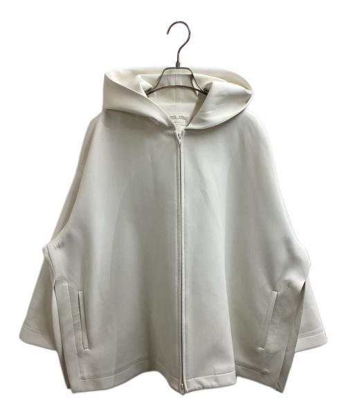 BEARDSLEY（ビアズリー）BEARDSLEY (ビアズリー) ダンボールショートフーディー　/　BEZ1011207A0002 アイボリー サイズ:FREEの古着・服飾アイテム