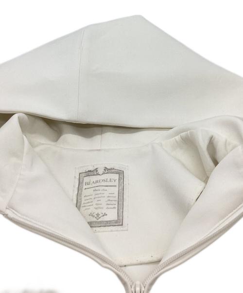 BEARDSLEY（ビアズリー）BEARDSLEY (ビアズリー) ダンボールショートフーディー　/　BEZ1011207A0002 アイボリー サイズ:FREEの古着・服飾アイテム