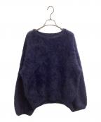 BEARDSLEYビアズリー）の古着「FOXウールニット」｜ネイビー