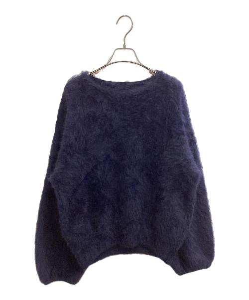 BEARDSLEY（ビアズリー）BEARDSLEY (ビアズリー) FOXウールニット ネイビー サイズ:FREEの古着・服飾アイテム