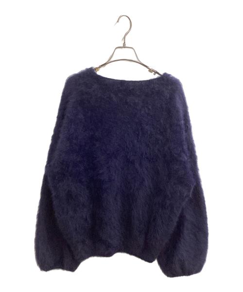 BEARDSLEY（ビアズリー）BEARDSLEY (ビアズリー) FOXウールニット ネイビー サイズ:FREEの古着・服飾アイテム