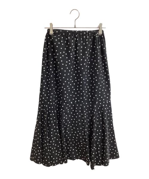 BEARDSLEY（ビアズリー）BEARDSLEY (ビアズリー) ドットマーメイドスカート　/　BEZ1061201A0002 ブラックの古着・服飾アイテム