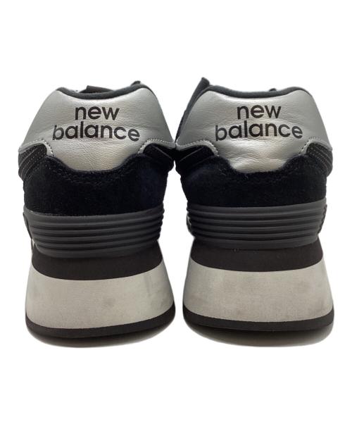 NEW BALANCE（ニューバランス）NEW BALANCE (ニューバランス) 厚底ローカットスニーカー / WL574ZNJ ブラック サイズ:25cmの古着・服飾アイテム