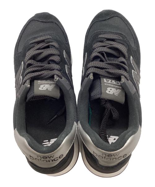 NEW BALANCE（ニューバランス）NEW BALANCE (ニューバランス) 厚底ローカットスニーカー / WL574ZNJ ブラック サイズ:25cmの古着・服飾アイテム