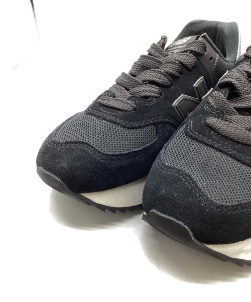 NEW BALANCE（ニューバランス）NEW BALANCE (ニューバランス) 厚底ローカットスニーカー / WL574ZNJ ブラック サイズ:25cmの古着・服飾アイテム