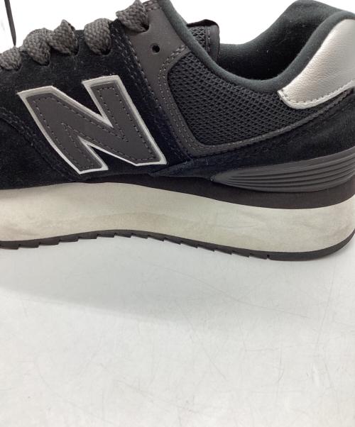 NEW BALANCE（ニューバランス）NEW BALANCE (ニューバランス) 厚底ローカットスニーカー / WL574ZNJ ブラック サイズ:25cmの古着・服飾アイテム