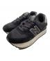 NEW BALANCE（ニューバランス）の古着「厚底ローカットスニーカー / WL574ZNJ」｜ブラック