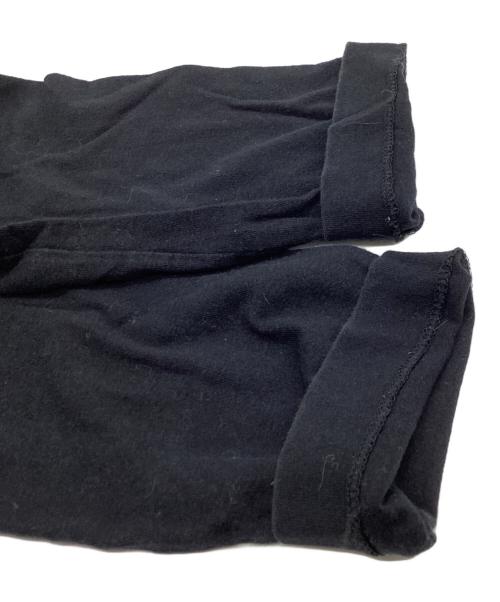BLACK COMME des GARCONS（ブラックコムデギャルソン）BLACK COMME des GARCONS (ブラックコムデギャルソン) プリントL/Sカットソー　/　1D-T201　/　AD2009 ブラック サイズ:Lの古着・服飾アイテム