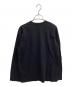 BLACK COMME des GARCONS (ブラックコムデギャルソン) プリントL/Sカットソー　/　1D-T201　/　AD2009 ブラック サイズ:L：5000円
