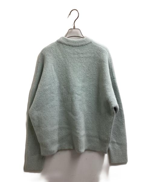 AMI PARIS（アミ パリス）AMI PARIS (アミ パリス) Ami de Coeur クルーネックニットセーター ブルー サイズ:Mの古着・服飾アイテム