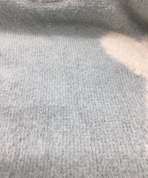 AMI PARIS（アミ パリス）AMI PARIS (アミ パリス) Ami de Coeur クルーネックニットセーター ブルー サイズ:Mの古着・服飾アイテム