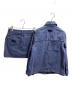 Ganni (ガニー) STRIPE OVERDYED DENIM JACKET ブルー サイズ:34：28000円