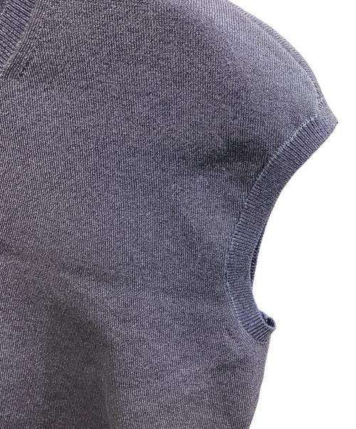 ALEXANDER WANG（アレキサンダー・ワン）ALEXANDER WANG (アレキサンダー・ワン) Cap Sleeve Tee with Embossed Logo　/　4KC3231018 ブルー サイズ:Lの古着・服飾アイテム
