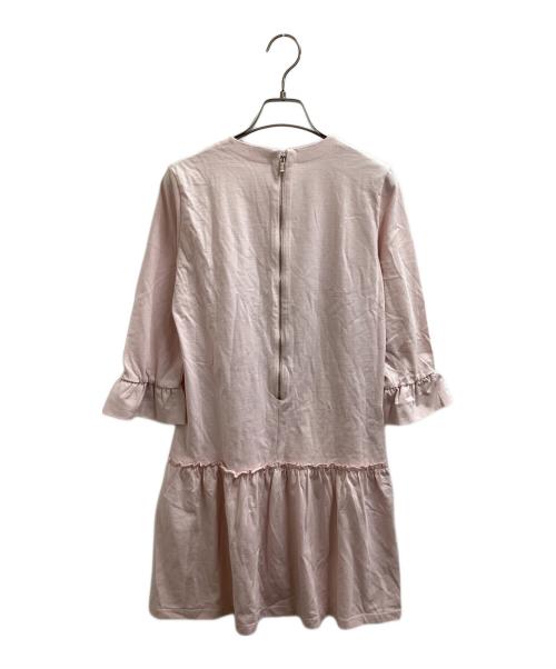 MIU MIU（ミュウミュウ）MIU MIU (ミュウミュウ) フレアギャザーワンピース　/　MJA405 R142 CSK ピンク サイズ:Sの古着・服飾アイテム