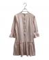 MIU MIU (ミュウミュウ) フレアギャザーワンピース　/　MJA405 R142 CSK ピンク サイズ:S：8000円