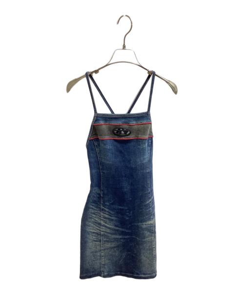 DIESEL（ディーゼル）DIESEL (ディーゼル) DE-PILU-DRESS インディゴ サイズ:Sの古着・服飾アイテム
