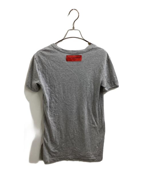 DOLCE & GABBANA（ドルチェ＆ガッバーナ）DOLCE & GABBANA (ドルチェ＆ガッバーナ) ロゴプリントスパンコールＴ グレー サイズ:36の古着・服飾アイテム