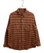 Patagoniaパタゴニア）の古着「マルチボーダーシャツ / ポルトガル製」｜ブラウン