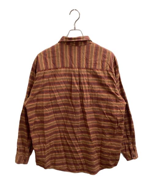 Patagonia（パタゴニア）Patagonia (パタゴニア) マルチボーダーシャツ / ポルトガル製 ブラウン サイズ:Lの古着・服飾アイテム
