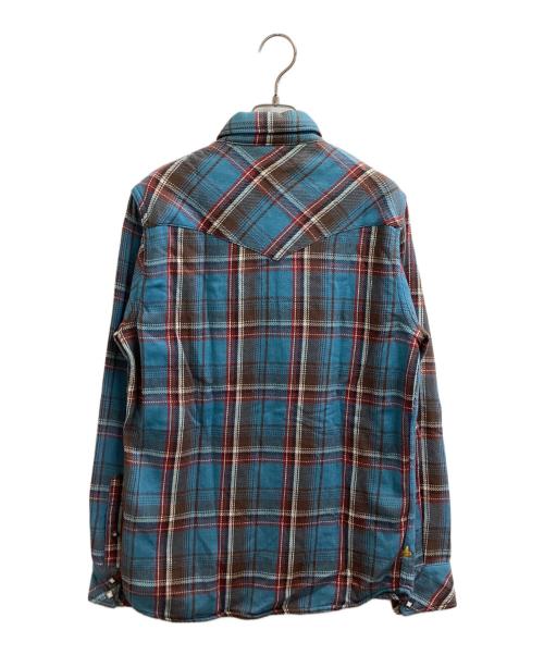Hysteric Glamour（ヒステリックグラマー）Hysteric Glamour (ヒステリックグラマー) ウエスタンネルシャツ ブルー サイズ:Mの古着・服飾アイテム