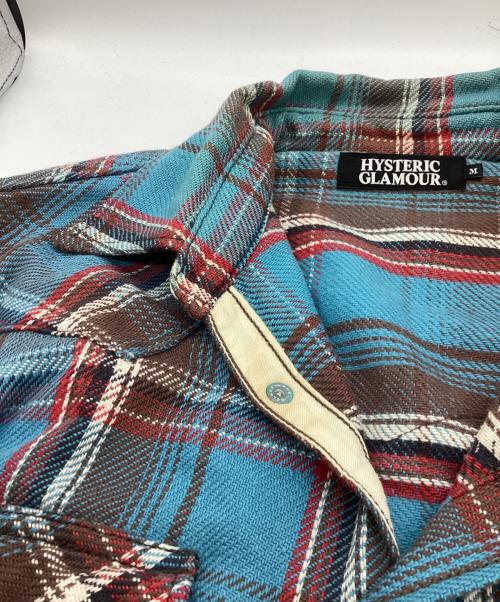 Hysteric Glamour（ヒステリックグラマー）Hysteric Glamour (ヒステリックグラマー) ウエスタンネルシャツ ブルー サイズ:Mの古着・服飾アイテム